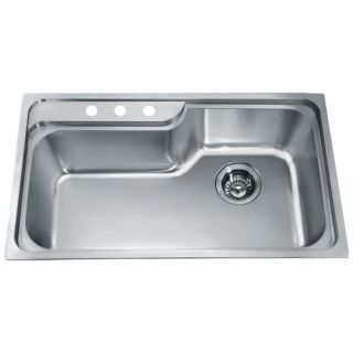 Dawn USA 34.5 x 19.88 Top Mount Single Bowl Kitchen Sink