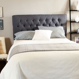 Humble + Haute Halifax Charcoal Diamond Tufted Queen Headboard