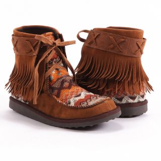 Muk Luks Tanya Fringe Moccasin Boot