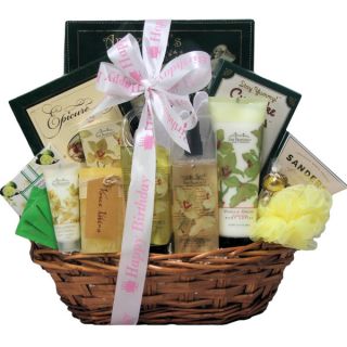 Art of Appreciation Victorian Lace Gourmet Food and Spa Gift Basket