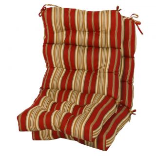 section Contemporary Outdoor Roma Stripe High Back Chair Cushion