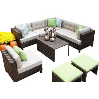 Canyon 7 Piece Lounge Seating Group with Cushions by AE Outdoor
