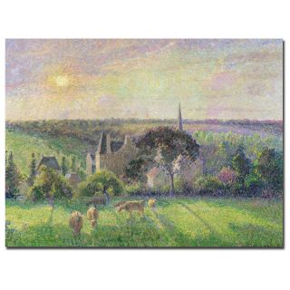 Camille Pissarro The Church and Farm of Eragny, 1895 Gallery wrapped