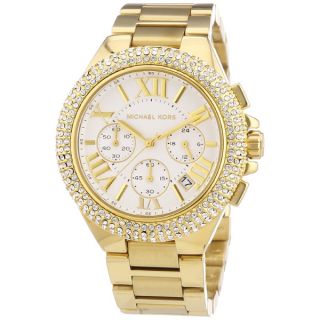 Michael Kors Womens MK5756 Camille Gold Tone Chronograph Watch