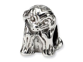 925 Sterling Silver Charm Sitting Puppy Jewelry Bead