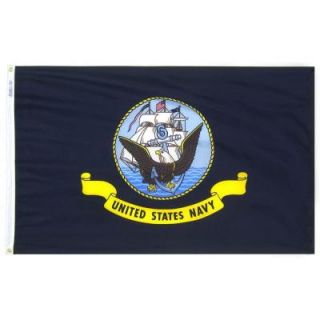 Annin Flagmakers 4 ft. x 6 ft. U.S. Navy Armed Forces Flag 439031