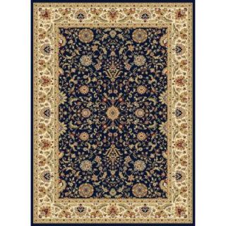 Concord Global Trading Williams Collection Istanbul Navy 7 ft. 10 in. x 10 ft. 10 in. Area Rug 75147