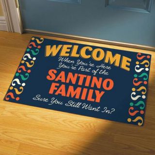 Personalized Part of the Family Doormat