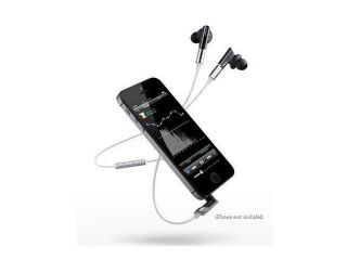 Onkyo IE CTI300 In Ear Headphones with In Line Apple Controls and Mic (Black)