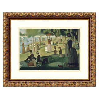 Sunday Afternoon on the Island of La Grande Jatte , 1884 1886 Framed Wall Art by Georges Seurat   15.10W x 12.10H in.   Wall Art