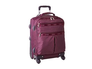 Lesportsac Luggage 18 4 Wheeled Luggage Burgundy Pin Dot Travel