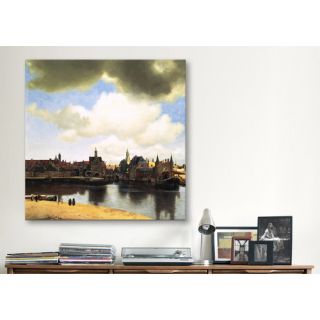 iCanvas View of Delft, C.1660 61 Canvas Wall Art by Johannes Vermeer