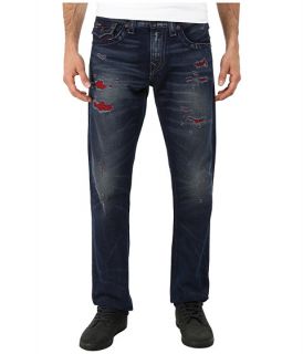 True Religion Geno W Flap Red Weft Jeans In Lost Arts