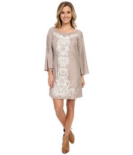 Union of Angels Barbara Dress Taupe/White