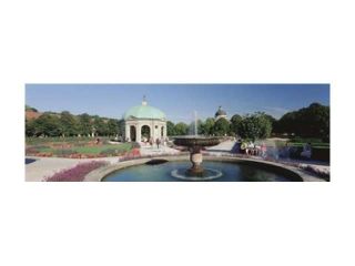 Germany, Munich, Hofgarten, Tourist sitting in the park Poster Print by Panoramic Images (36 x 12)