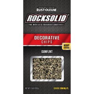 Rust Oleum RockSolid 2.5 lbs. Gunflint Decorative Color Chips 286900