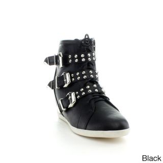 Reneeze KELLEY 3 Womens High Top Wedge Heel Sneakers