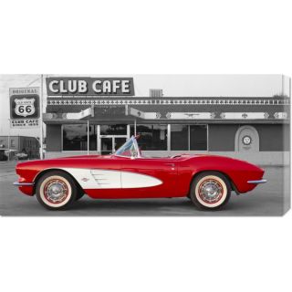 Canvas Co. Unknown 1961 Chevrolet Corvette at Club Cafe on Route 66