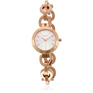 DKNY Womens NY2135 Stanhope Chainlink Rose Goldtone Watch