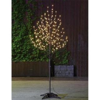 Lightshare MSQ2086FT WW 6 ft. LED Frosted Ball Tree, Warm White