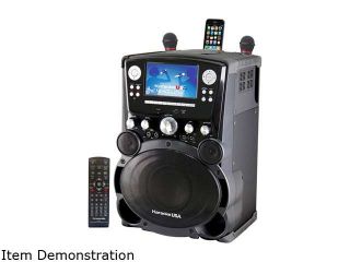 Karaoke Usa GP975 Professional DVD/CDG/MP3G Karaoke Player with 7" Color TFT Display and Record Function