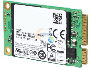 Open Box: SAMSUNG 850 EVO mSATA 120GB SATA III 3 D Vertical Internal SSD Single Unit Version MZ M5E120BW