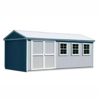 Handy Home Products Somerset 10 ft. x 18 ft. Wood Storage Building with Floor Kit 18417 8