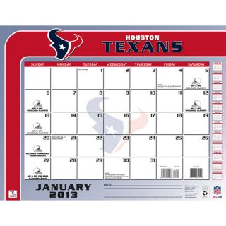 Turner Licensing 2013 22&quot; x 17&quot; Desk Calendar, Houston Texans