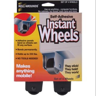 Self Adhesive Instant Wheels  4/Pkg