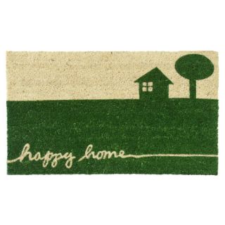 Happy Home Country Welcome Doormat by Rubber Cal, Inc.