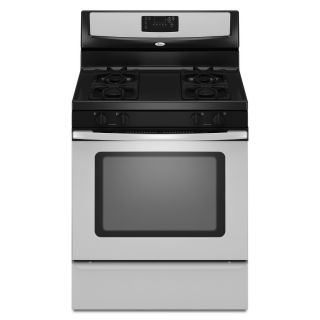 Whirlpool Freestanding 5 cu Self Cleaning Gas Range (Stainless Steel) (Common: 30 in; Actual: 29.87 in)