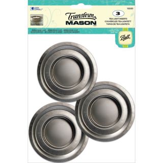 Transform Mason Ball Lid Inserts 3/Pkg Tea Light   16427816