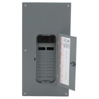 Square D Homeline 200 Amp 20 Space 40 Circuit Indoor Main Plug On Neutral Breaker Load Center with Cover HOM2040M200PC
