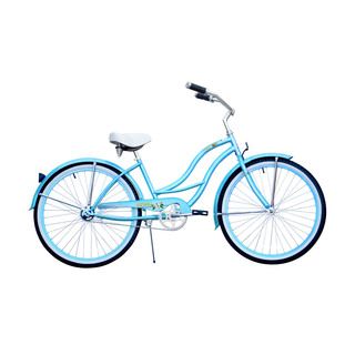 Victory Touring Womens Baby Blue 126L Cruiser Bicycle with 26 inch