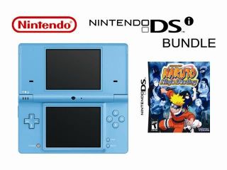 Nintendo DSi Bundle w/Naruto Ninja Destiny Blue  Nintendo DS / Lite Console