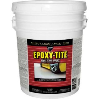 Dyco Paints Epoxy Tite 5 gal. 361 Gulf Grey Low Sheen 1 Part Epoxy Acrylic Exterior Paint DYC361/5