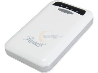 Rosewill Powerbank RCBR 13030 WH   White, 13,000mAh External Backup Battery Charger for Smartphone, iPhone, iPad, & iPod