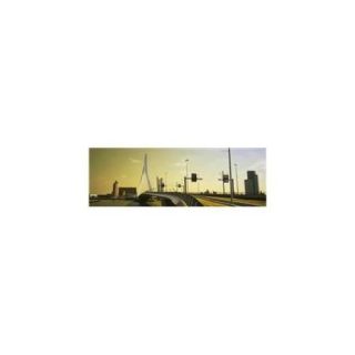 Panoramic Images PPI80538L Bridge across the river Erasmus Bridge Rotterdam Netherlands Poster Print by Panoramic