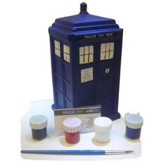 Doctor Who Paint Your Own Ceramic Bank: TARDIS