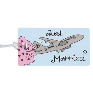 Just Married Luggage Tag   Shopping