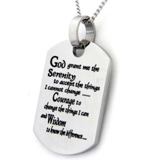 What Cancer Cannot Do Dog Tag Necklace