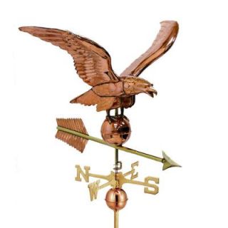Good Directions Smithsonian 34 in. Polished Copper Eagle Estate Weathervane 956P
