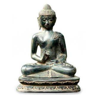 Novica Buddhas Smile of Serenity Figurine
