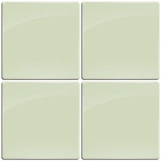 Smart Tiles 3 11/16 in. x 3 11/16 in. Green Lichen Gel Tile Decorative Wall Tile (4 Pack) DISCONTINUED PLEASE DELETE   DISCONTINUED