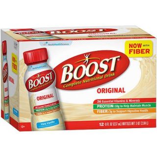 Boost Original Very Vanilla Complete Nutritional Drinks, 8 fl oz, 12 count