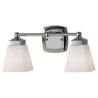 Feiss Delaney 2 Light Polished Nickel Vanity Light VS19902 PN