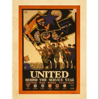 United Behind the Service Star Poster Print (18 x 24)