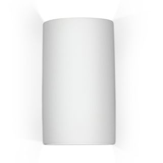 A 19 Islands Of Light Gran Tenos 7.75 in W 1 Light Unfinished Bisque Pocket Hardwired Wall Sconce
