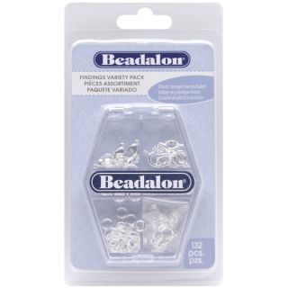 Findings Variety Pack 134/Pkg Silver Plated