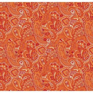 Springs Creative Cotton Blenders Gadabout Paisley, Flame, Fabric by the Yard